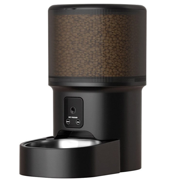 Smart Pet Feeder With Timed Feeding And Remote Voice Control