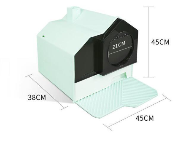 Fully Enclosed Household Anti-splash Drawer Type Odor-proof Cat Litter Box, house cat litter box