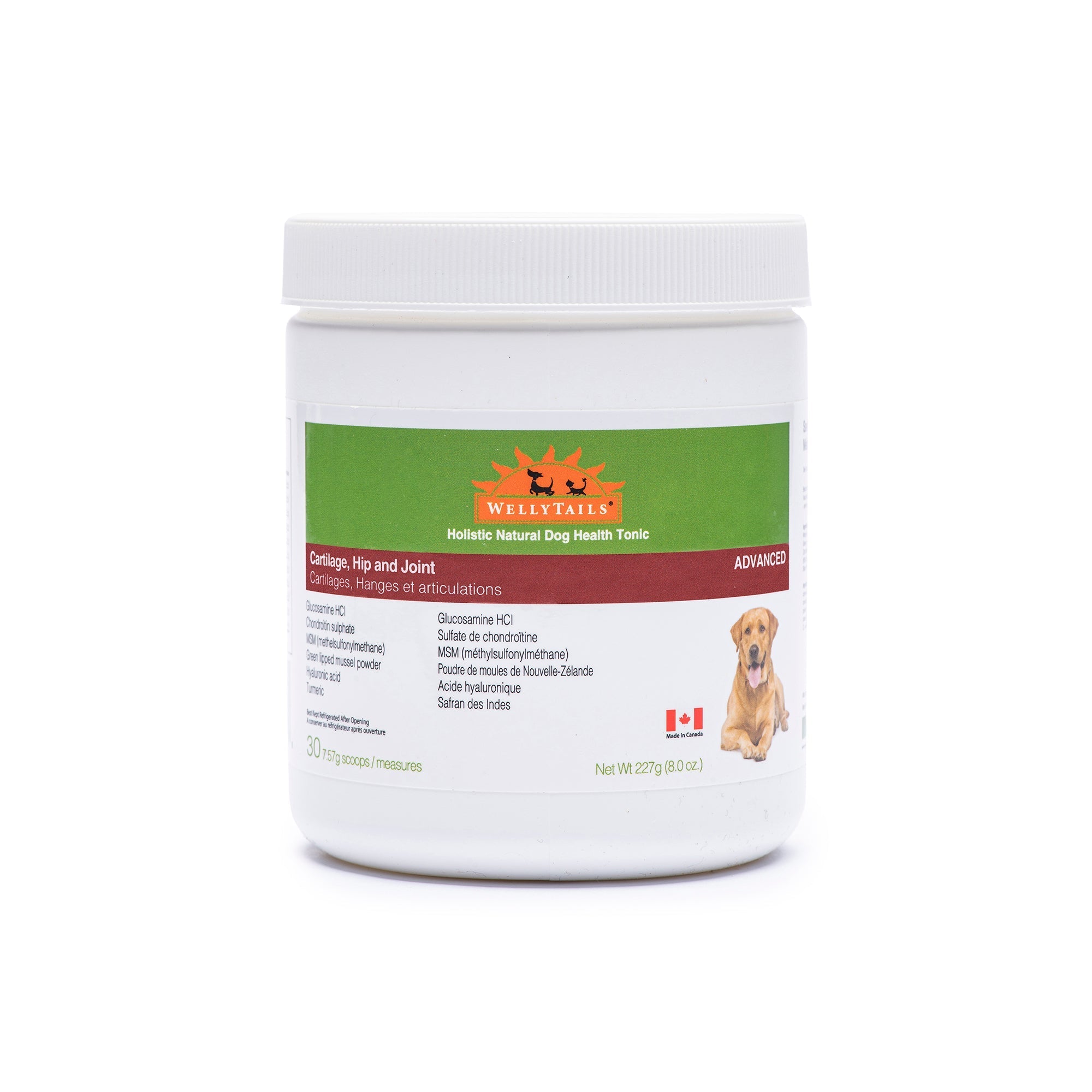 WellyTails Cartilage, Hip & Joint Dog ADVANCED (original Rx formula updated)