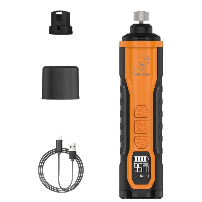 Pet Nail Grinder Cat And Dog Nail Clipper With USB Charging