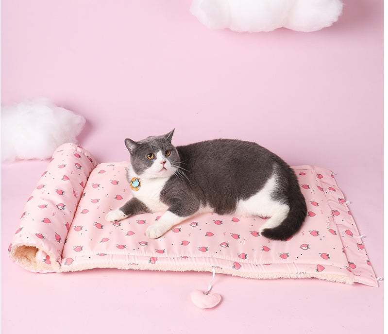 Cat Tunnel, Multi-Purpose Cat Supplies, Pet Supplies Available In All Seasons, cat nest, pink, yellow