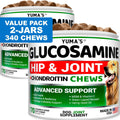 Glucosamine for Dogs 2-Pack Chondroitin Joint Pain Relief