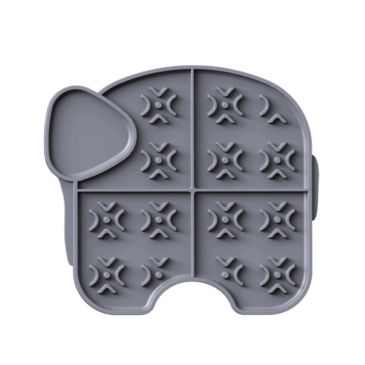 Pet Slow Food Pad Licking Pad Suction Cup Silicone Anti-choking Slow Food Pet Soothing Artifact Silicone Bowl Universal For Cats And Dogs