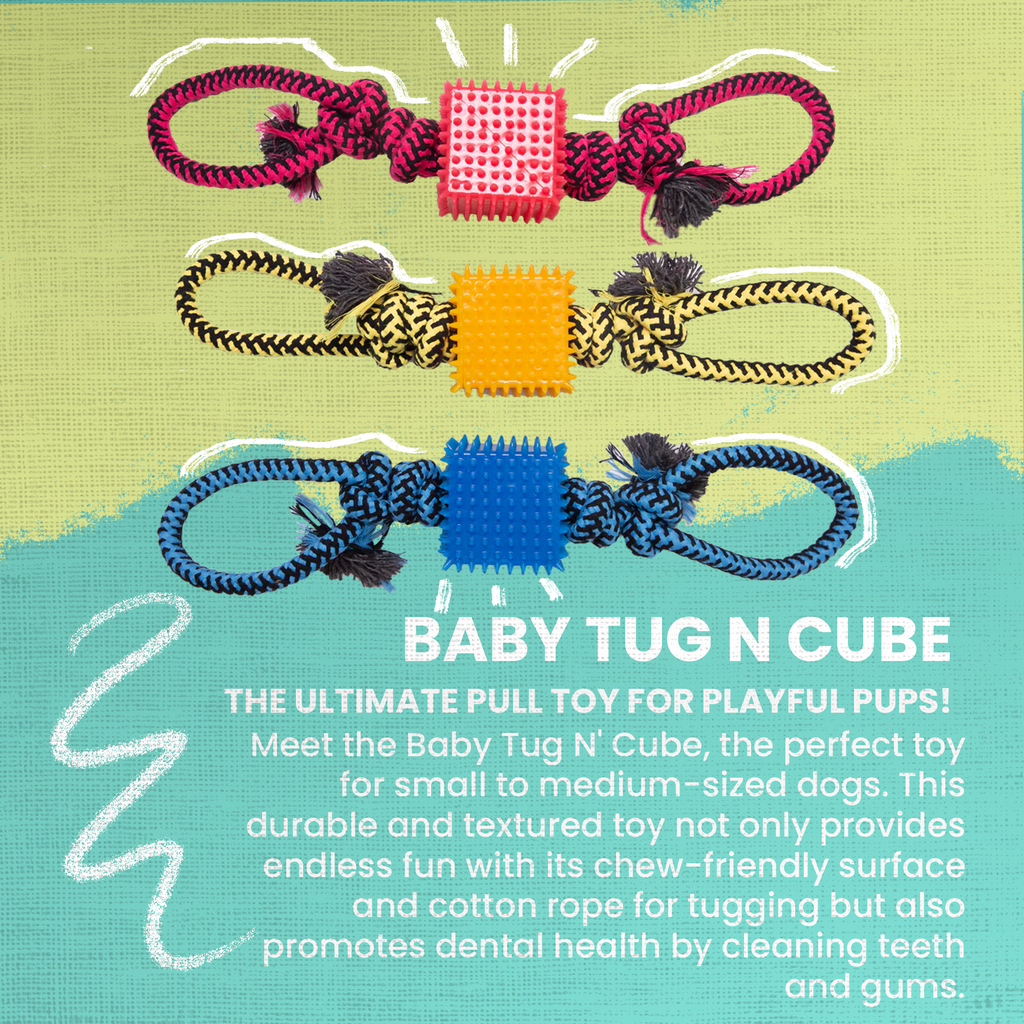 Baby Tug N Cube (Assorted Colors) - 16"