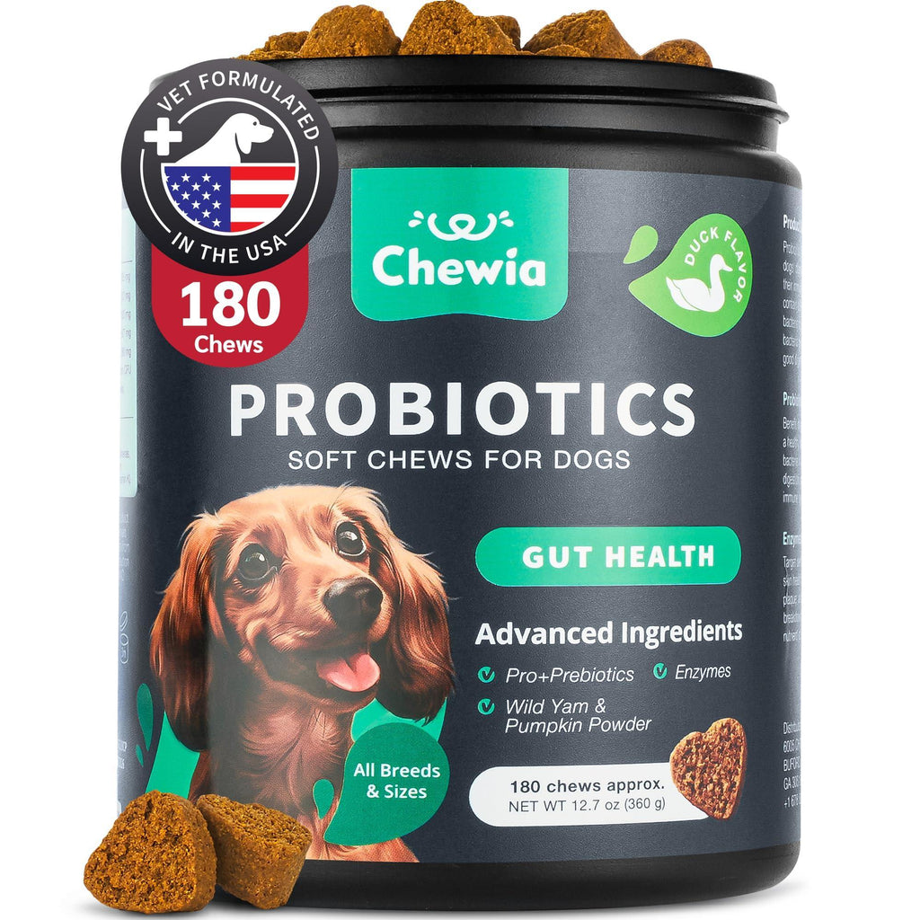Probiotics for Dogs Digestive Enzymes Gut Health Pumpkin & Yeast Powder