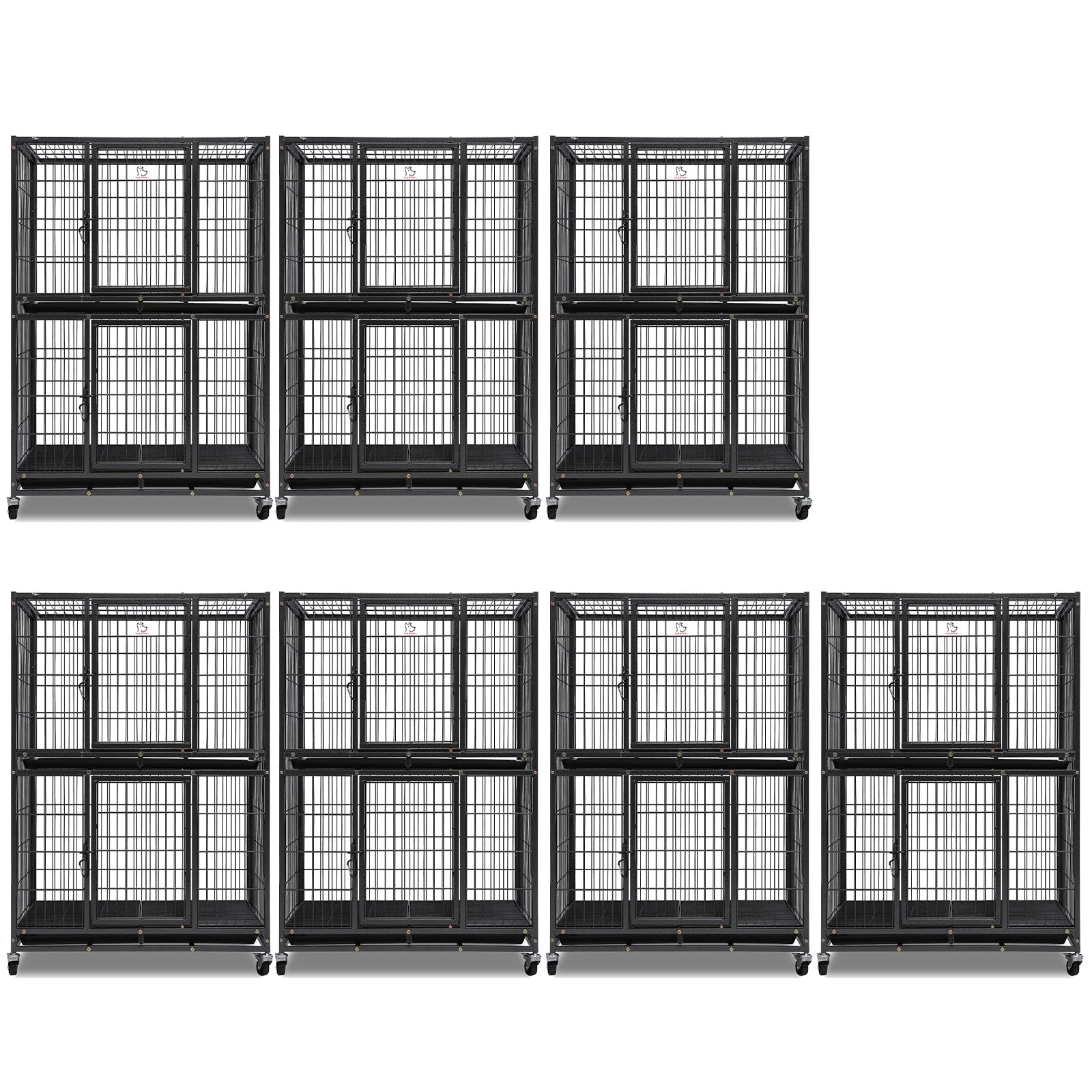 31" Two-Tier Dog Crate 46A