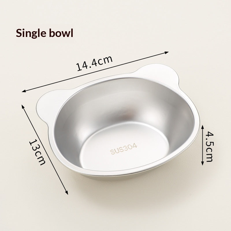 304 Stainless Steel Pet Water And Food Bowl