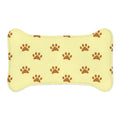 Golden Pawprints on Buttercream Sky - Pet Feeding Mat, pet mat, non-slip mat, cute pet mat