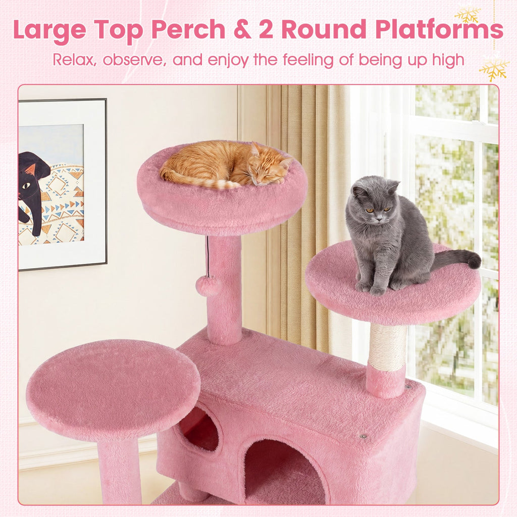 52 Inch Tall Cat Tree Tower for Indoor Cats