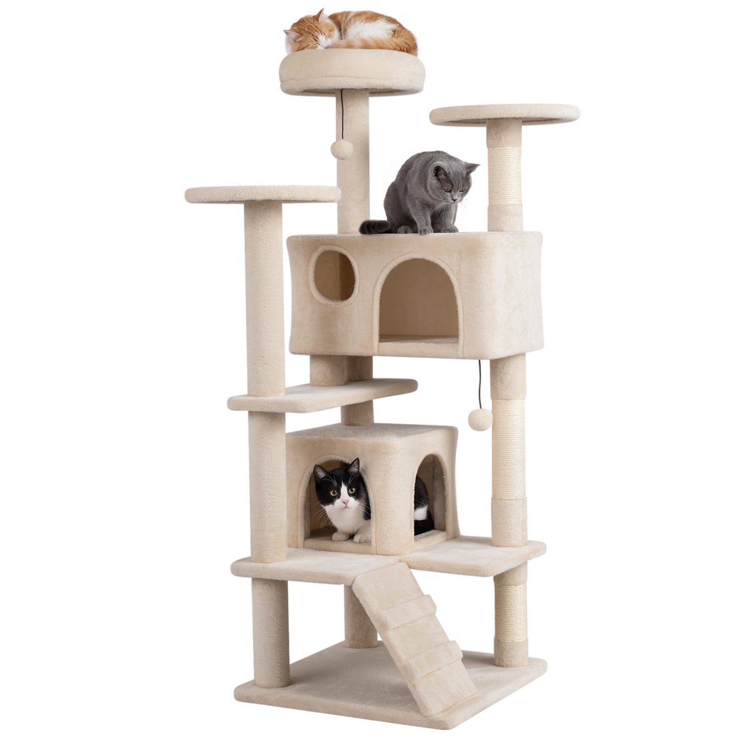 52 Inch Tall Cat Tree Tower for Indoor Cats