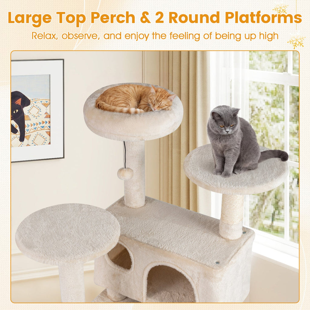 52 Inch Tall Cat Tree Tower for Indoor Cats