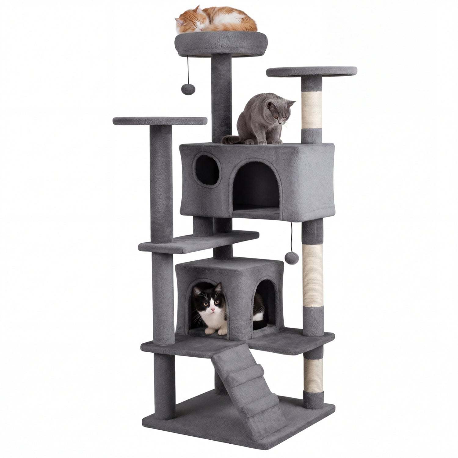 52 Inch Tall Cat Tree Tower for Indoor Cats