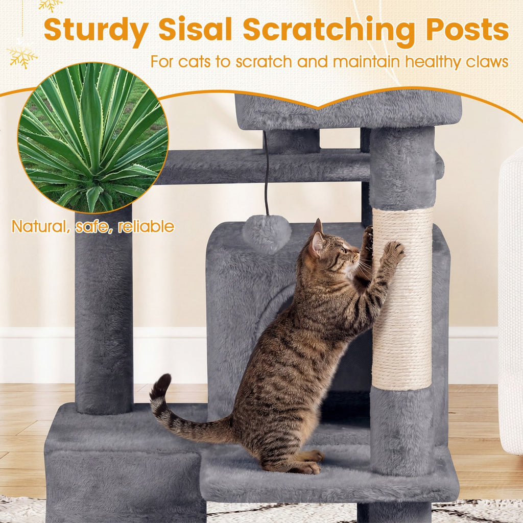 52 Inch Tall Cat Tree Tower for Indoor Cats