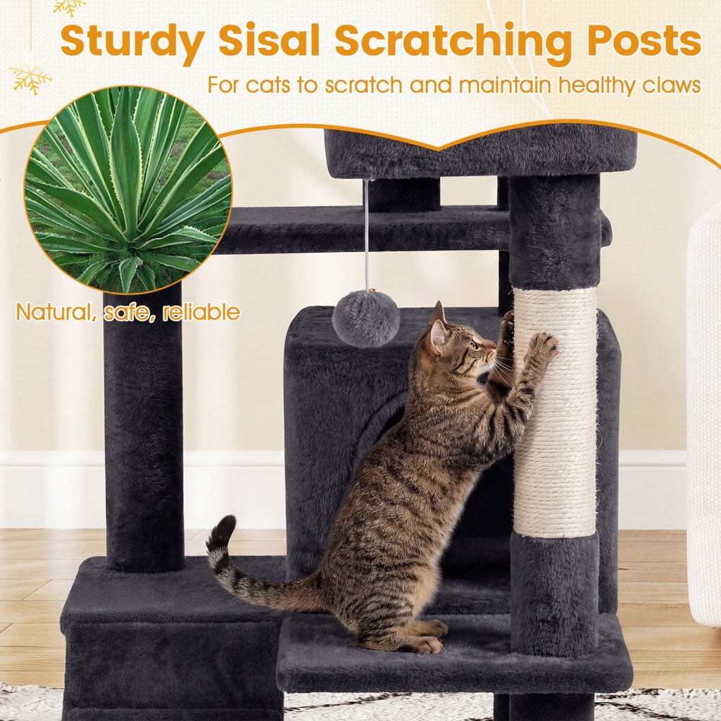 52 Inch Tall Cat Tree Tower for Indoor Cats