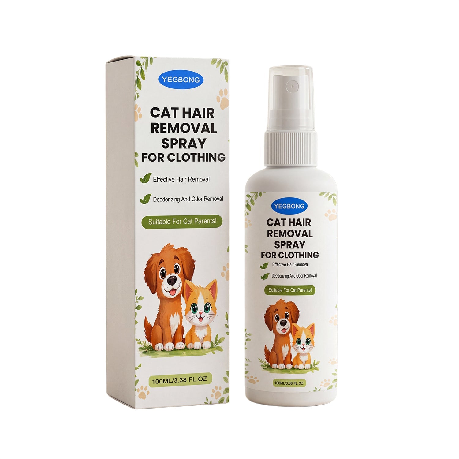 Cat Hair Removal Spray For Clothing