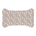 Blushing Meadow Bunny Parade Pattern - Pet Feeding Mat, pet mat, non-slip pet mat, cute pet mat