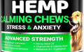 Hemp Calming Chews for Dogs 240 Count Anxiety Relief Melatonin & Chamomile