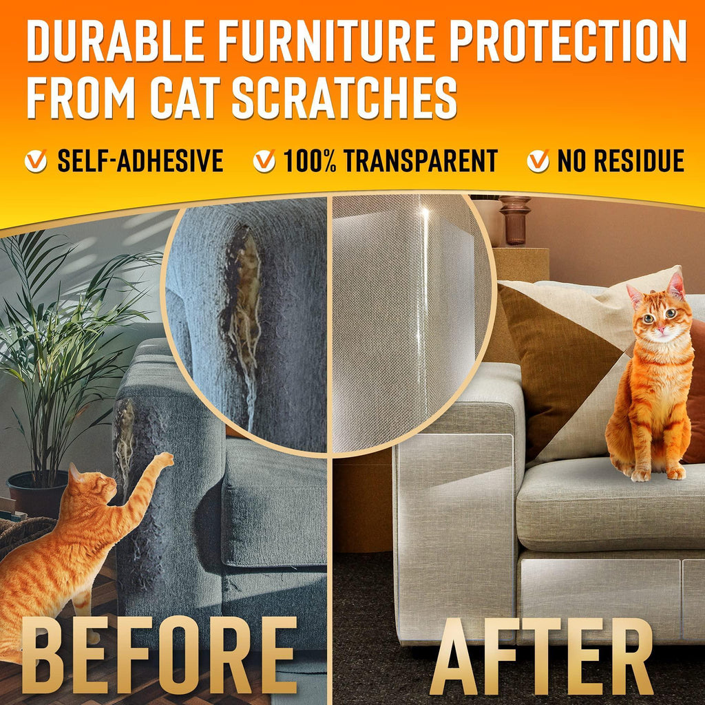 Cat Scratch Furniture Protectors for Sofa 10 XL Sheets