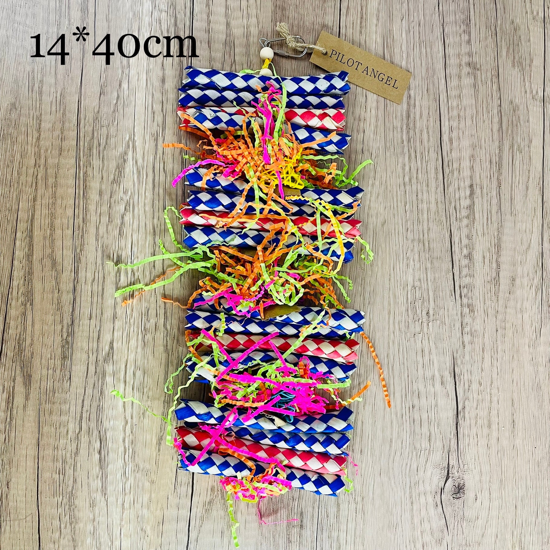 Parrot Toy Woodskin Hand-woven Boredom Cage Supplies