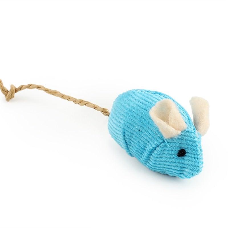 6pcs/lot Mix Pet Toy Catnip Mice Cats Toys Fun Plush Mouse Cat Toy For Kitten Skitter Critters Cat Toy Value Pack