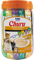 Churu Puree Cat Treats Variety Pack (50ct/0.5oz)