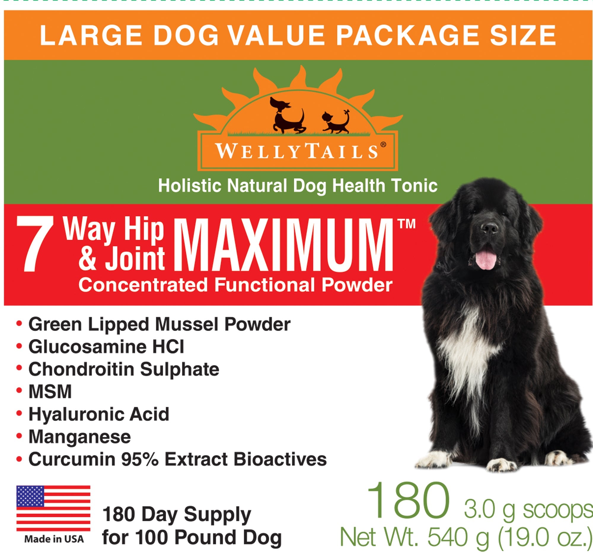 7 Way Hip & Joint MAXIMUM  Dog Joint Supplement  Made in USA
