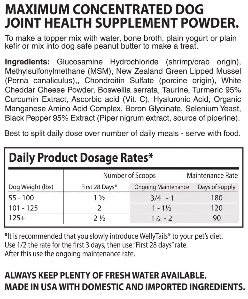 7 Way Hip & Joint MAXIMUM  Dog Joint Supplement  Made in USA