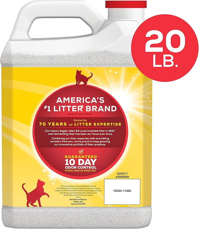 Tidy Cats 24/7 Performance Multiple Cats Clumping Litter (20lb)