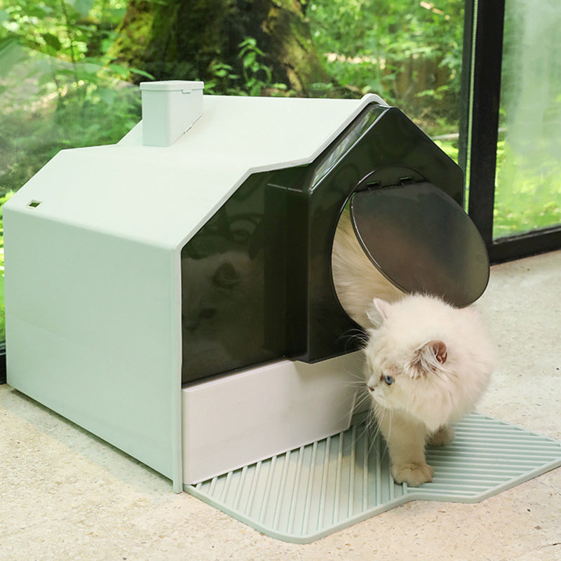 Fully Enclosed Household Anti-splash Drawer Type Odor-proof Cat Litter Box, house cat litter box
