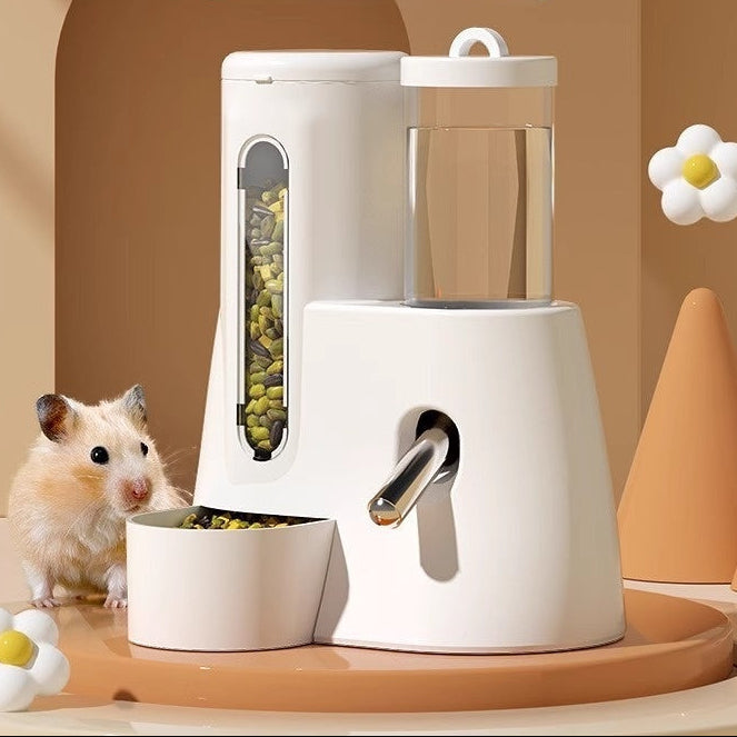 Hamster Automatic Drinking Water Feeder Djungarian Hamster Kettle Food Basin