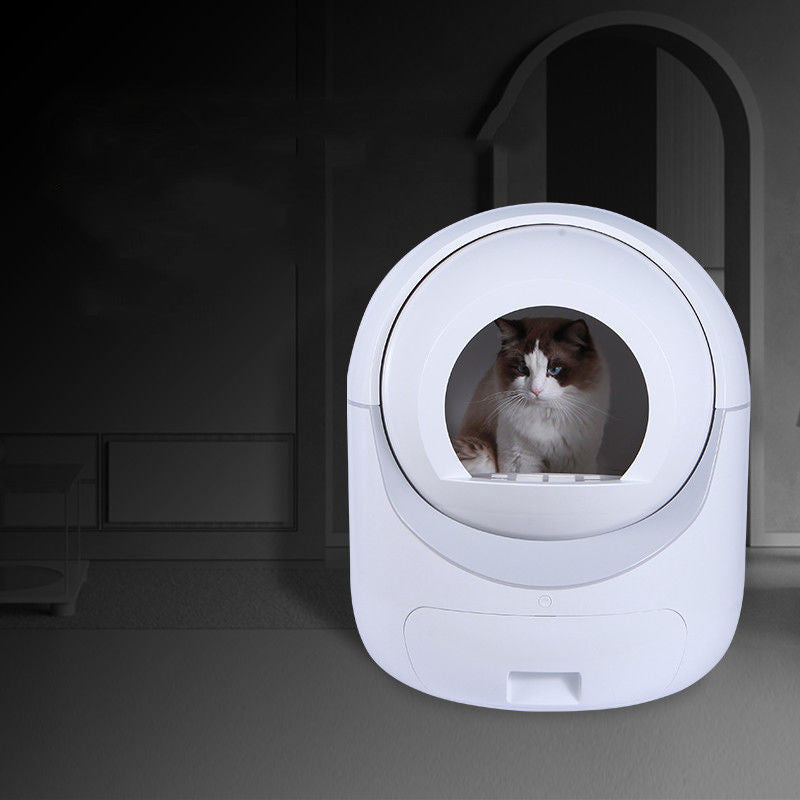 Fully Automatic Cat Litter Box Electric Deodorant Fully Enclosed, touchless design litter box
