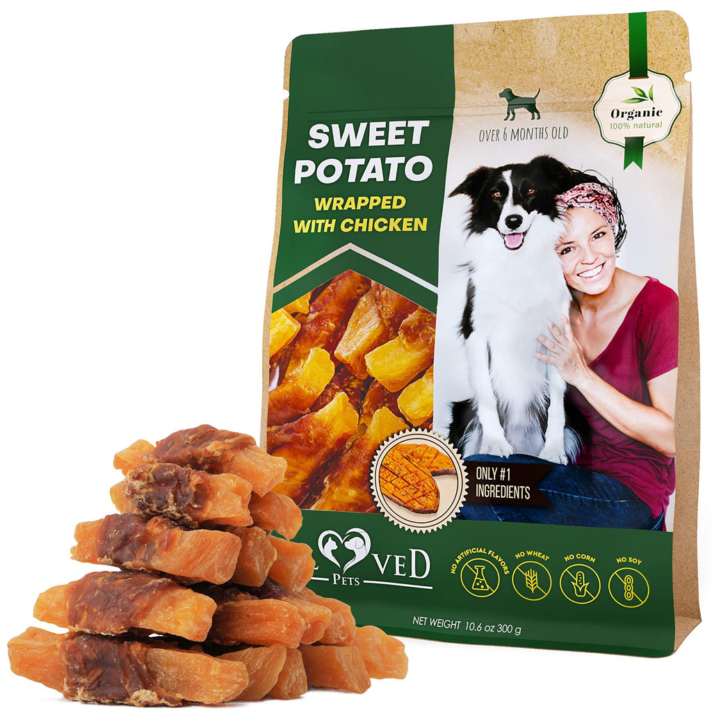 Sweet Potato & Chicken Chews for Dogs Grain-Free Treats