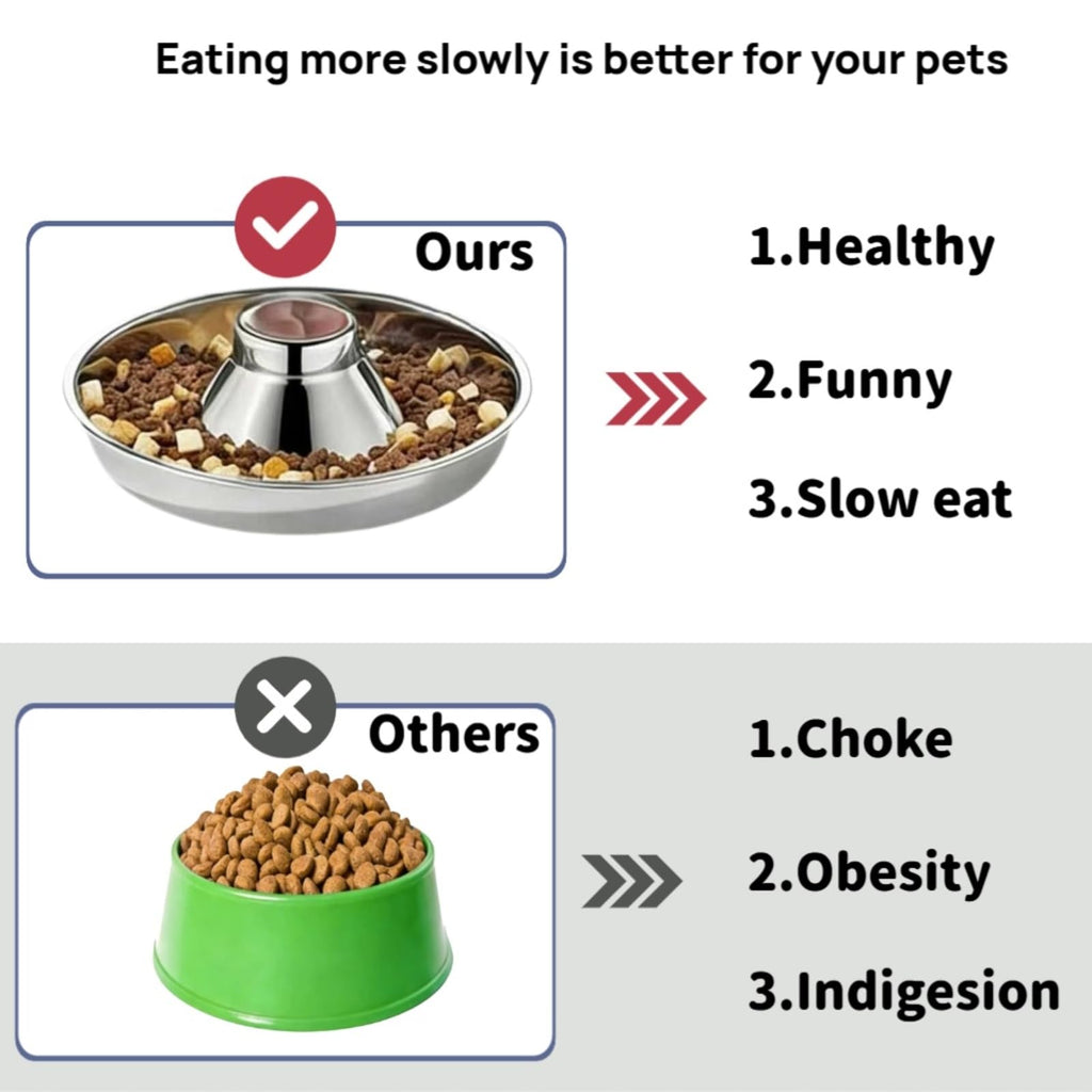 Stainless Steel Puppy Weaning Bowls,Cat Bowls For Food Water,Multiple Puppies Feeder Whelping Dishes,Litter Feeding Station Pans For Small Dogs Cats Eating At Same Time-Small Medium Large Size
