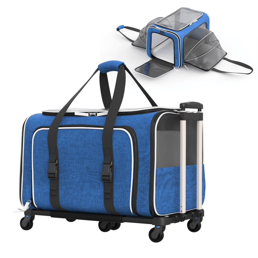 Rolling Rover Airline Compliant Expandable Wheeled Pet Carrier