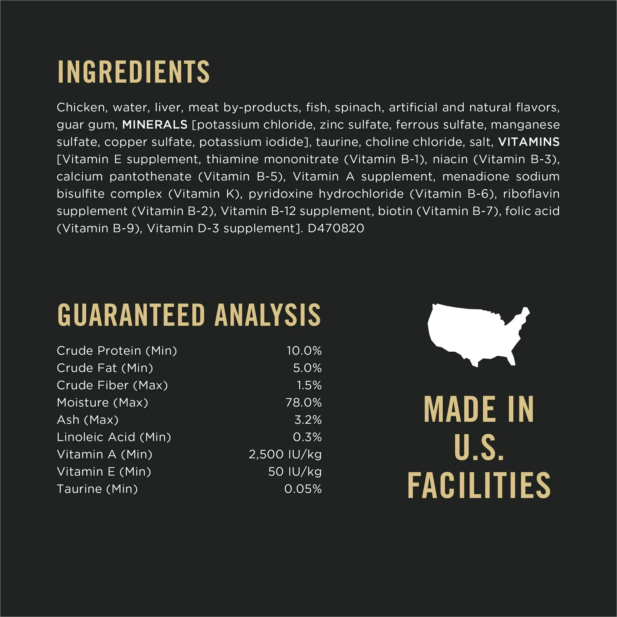 Pro Plan Complete Essentials Chicken & Spinach Entrée Grain Free Classic Wet Cat Food (3oz)