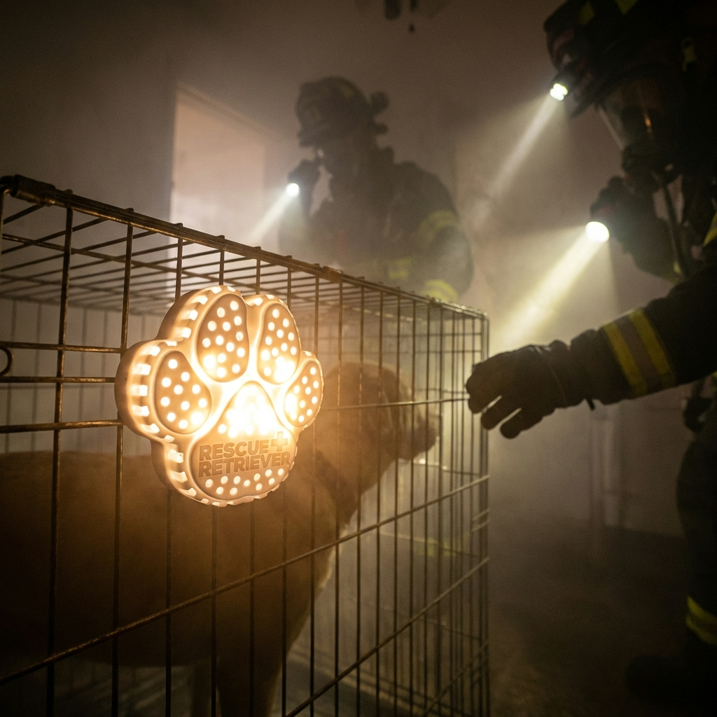 Rescue Retriever™ Pet Smoke Detector — Designed by a Firefighter to Save Your Pet