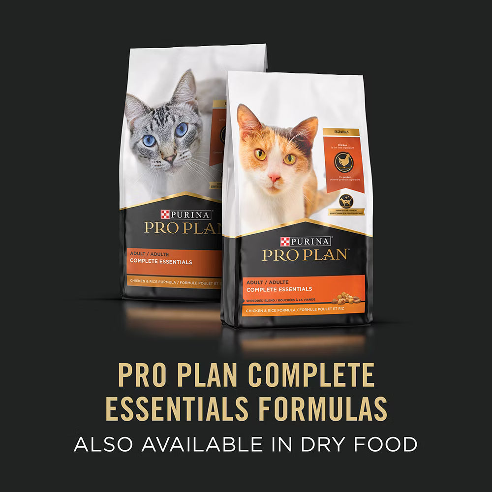 Pro Plan Complete Essentials Beef & Carrots Entrée Grain Free Wet Cat Food (3oz)