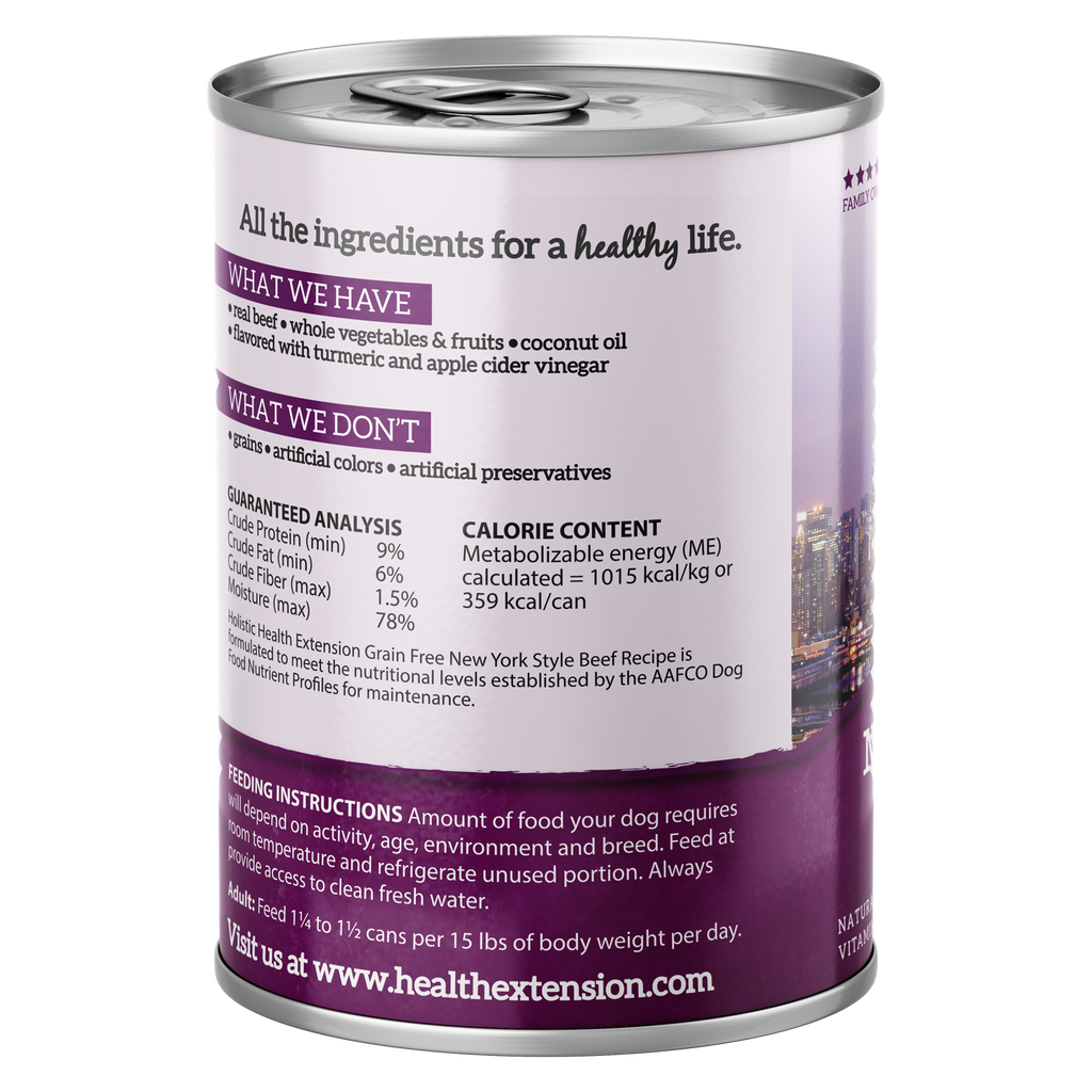 Grain Free New York Style - Beef Recipe