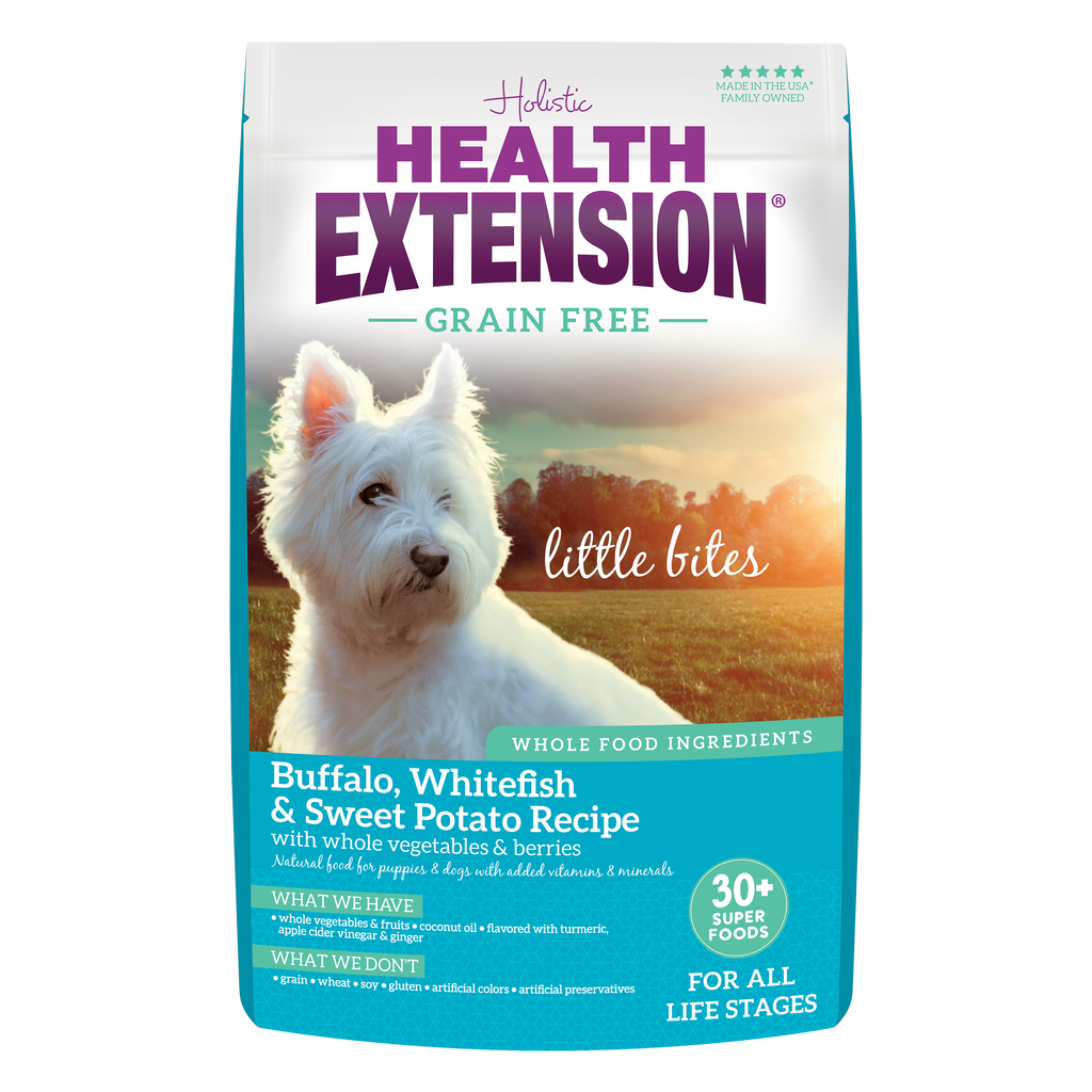 Grain Free Buffalo, Whitefish & Sweet Potato Little Bites Recipe