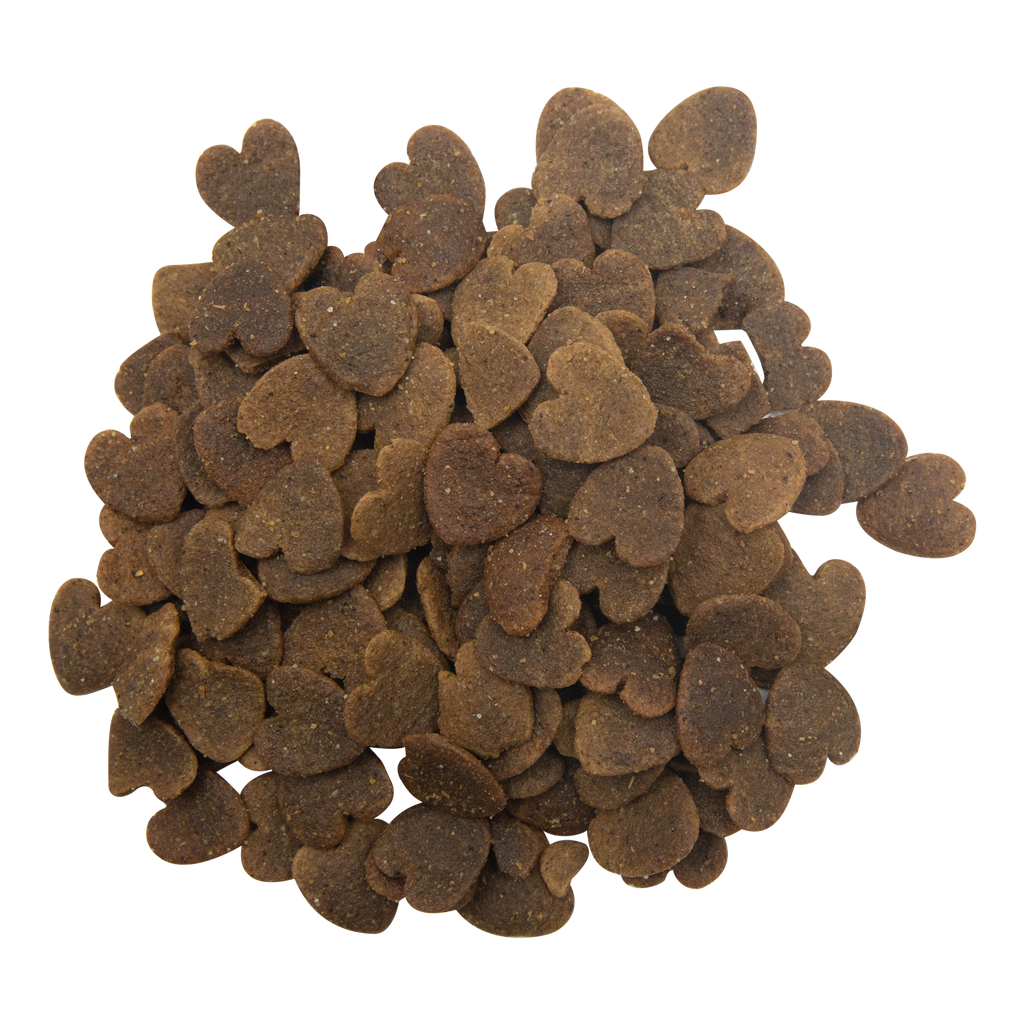 Crunchy Heart Shaped Small Treats - Buffalo