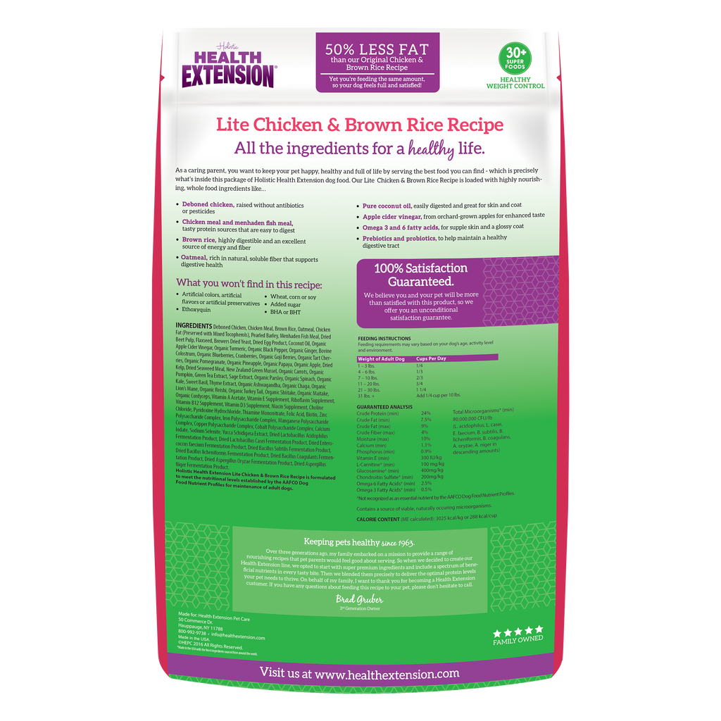 Lite Chicken & Brown Rice Recipe