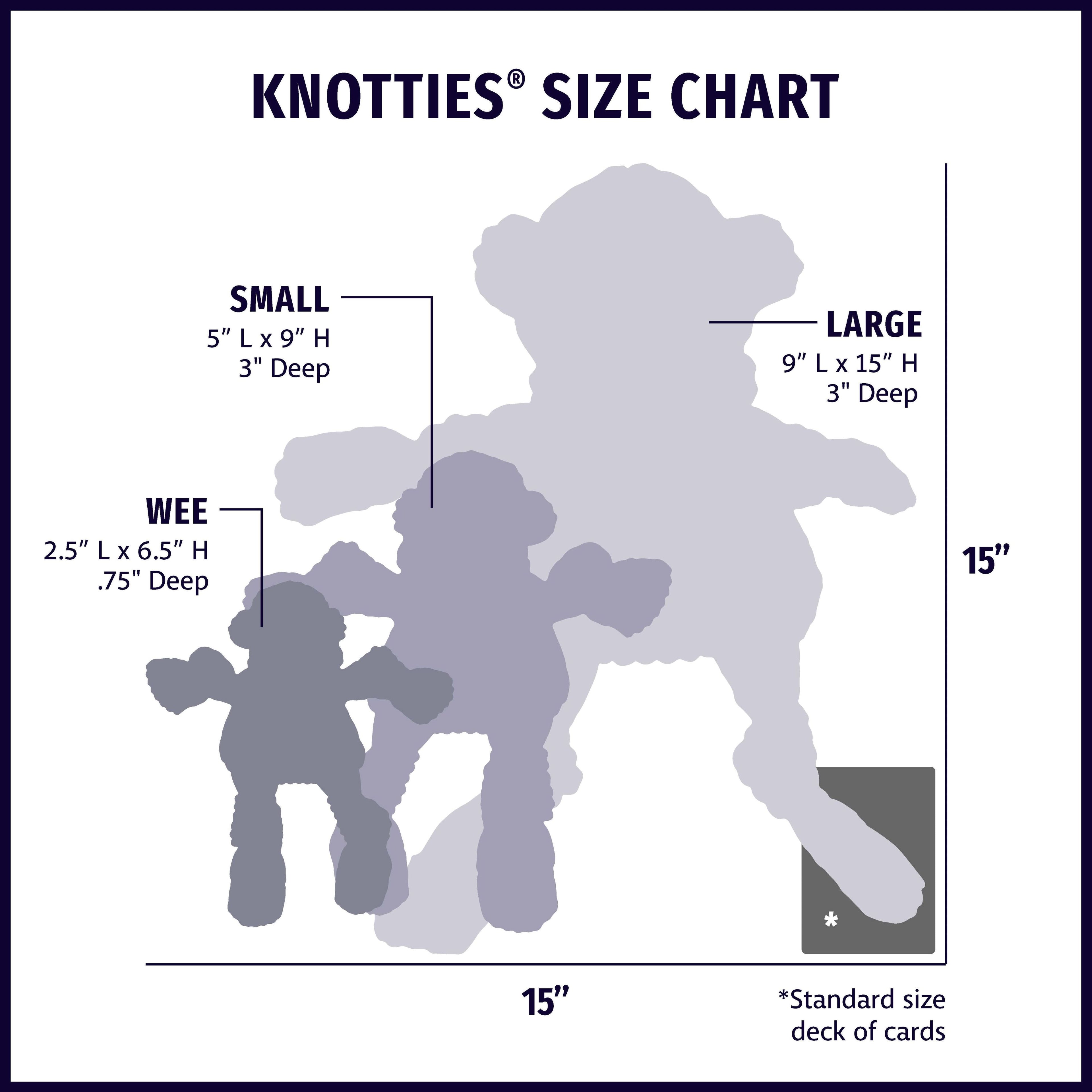 Stuey Sock Monkey Knottie®  Plush Dog Toy