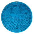 Whale eMat - Enrichment Lick Mat for Dogs and Cats - with Suction Cups | Whale Design | USA Made
