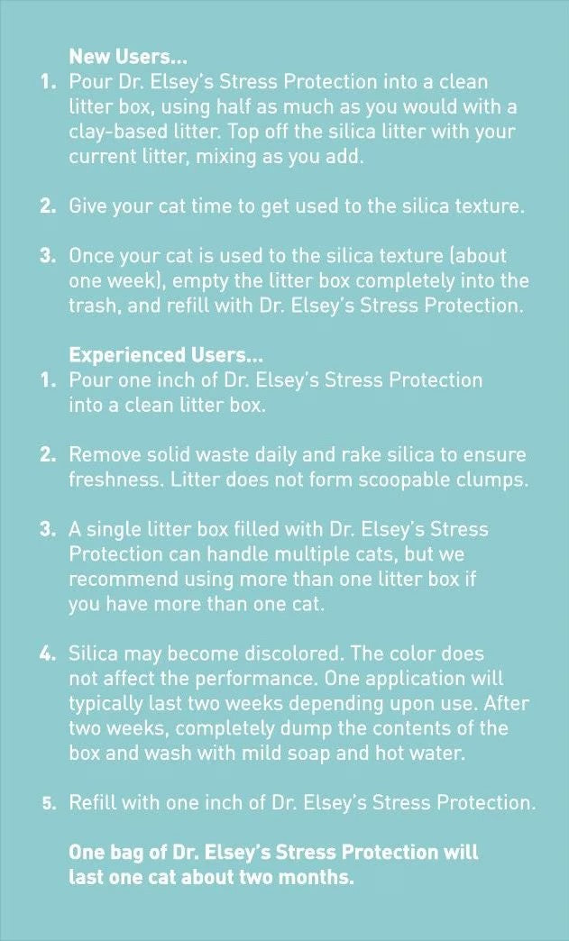 Dr Elsey's Stress Protection Crystal Cat Litter (7.5lb)