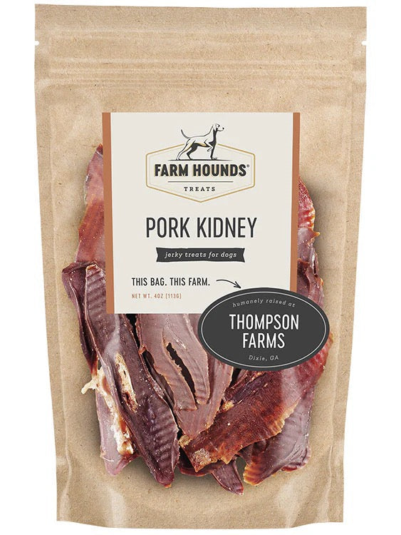 Farm Hounds Pork Kidney Dog Treats (4oz)