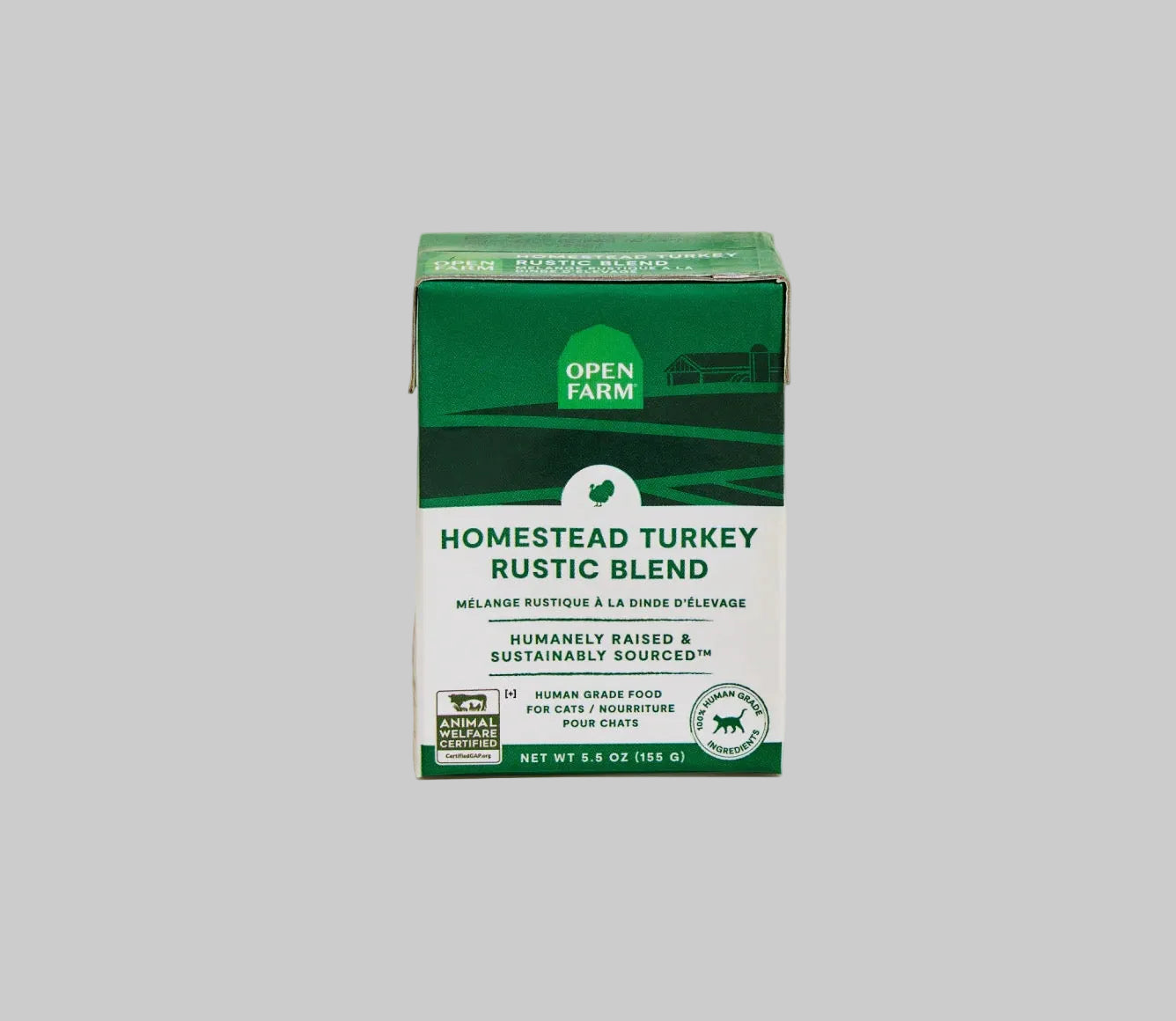 Open Farm Grain-Free Homestead Turkey Rustic Blend Wet Cat Food (5.5oz)
