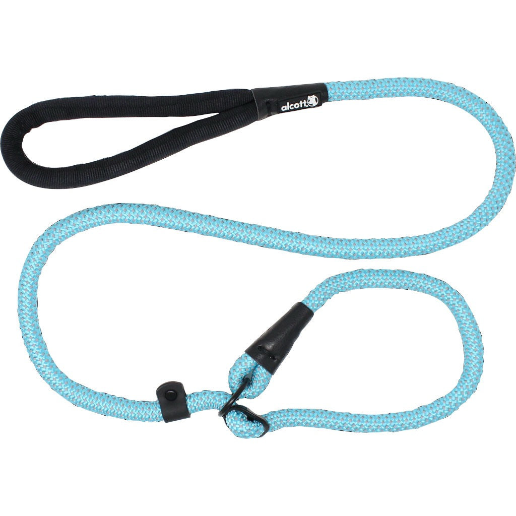 Alcott Slip Rope Leash Blue (5ft x 3/4")