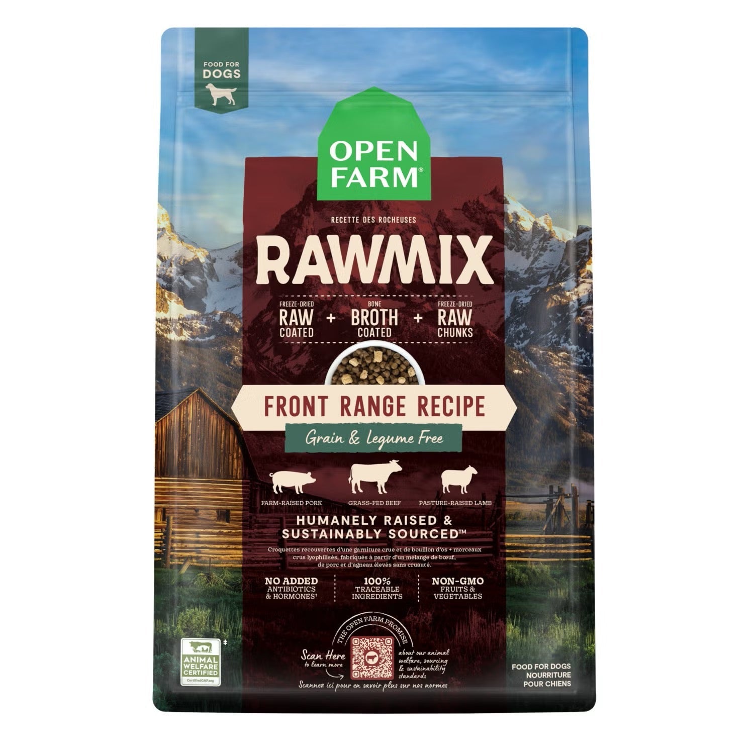 Open Farm RawMix Grain Free Front Range Dry Dog Food