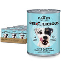 Dave's Stewlicious Surf & Turf w/ Chicken & Salmon Wet Dog Food (13.2oz)