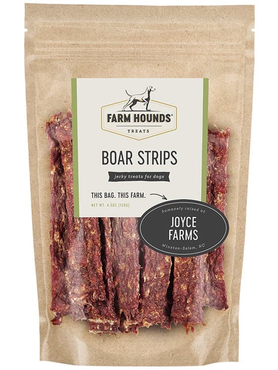 Farm Hounds Boar Strips Dog Treats (4.5oz)